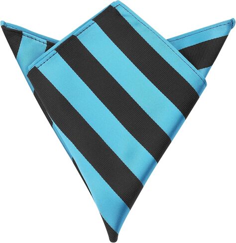 Men's Stripe Pocket Handkerchief Twill Textured Pocket Squares for Suits Formal in Saudi Arabia