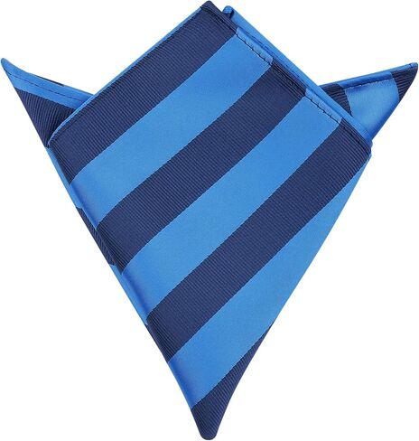 Men's Stripe Pocket Handkerchief Twill Textured Pocket Squares for Suits Formal in Saudi Arabia