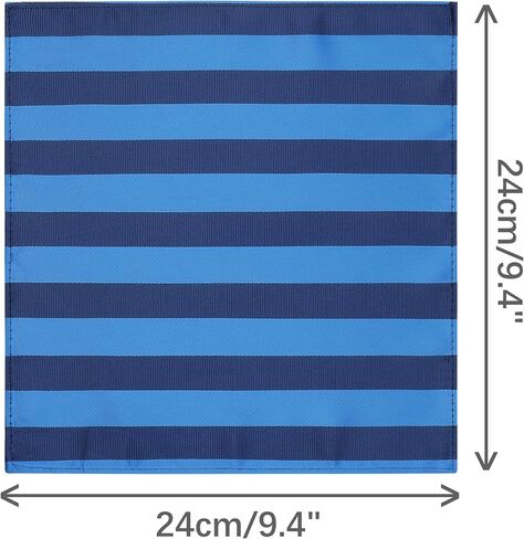 Men's Stripe Pocket Handkerchief Twill Textured Pocket Squares for Suits Formal in Saudi Arabia