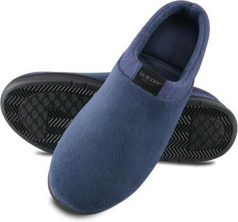 isotoner Men's Microterry Jake Clog Slipper-with Gel Infused Memory Foam in Saudi Arabia