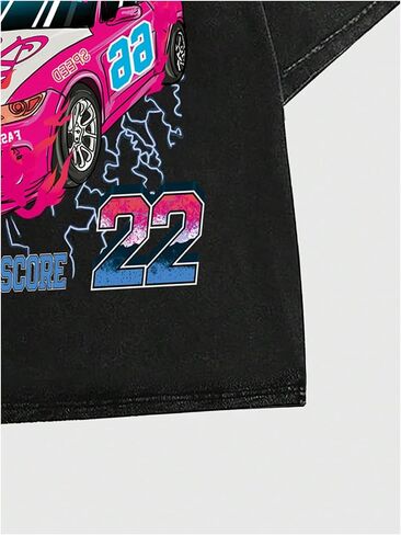 SOLY HUX Men's Graphic Print T-Shirt Vintage Drop Shoulder Short Sleeve Casual Loose Tees Summer Outfits in Kuwait
