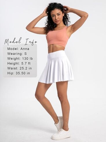 Easisim Women Mini Skirts Skort Flowy Basic Stretchy Flared Casual A-line Skirt with Pockets in Saudi Arabia