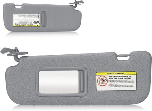 Sun Visor لعام 2011-2015 Hyundai Elantra ، جانب السائق الأيسر Gray Sunvisor Replacement 852103x000TX in Kuwait