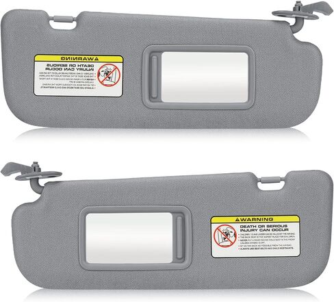 Sun Visor لعام 2011-2015 Hyundai Elantra ، جانب السائق الأيسر Gray Sunvisor Replacement 852103x000TX in Kuwait