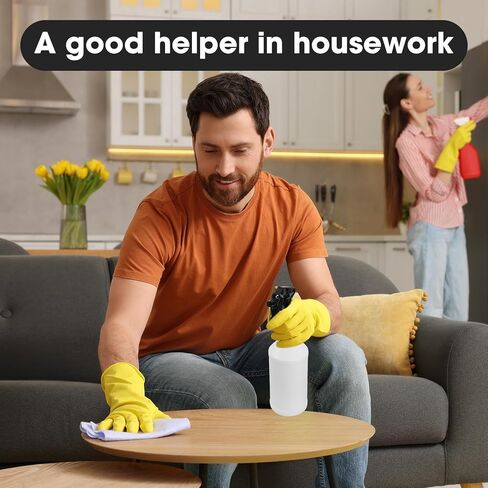 12 قطعة من زجاجات الرش البلاستيكية سعة 32 أونصة، زجاجات رش شديدة التحمل مضادة للتسرب، زجاجة مياه فارغة للحيوانات الأليفة، حلول تنظيف للحيوانات الأليفة، زراعة رذاذ الكحول مع فوهة قابلة للتعديل وملصق (أزرق، أبيض) in Kuwait