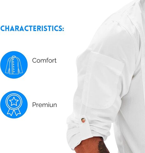 | Viena Executive Chef Coat | Woman´s Elegance, Durability | Premiun Quality in Kuwait
