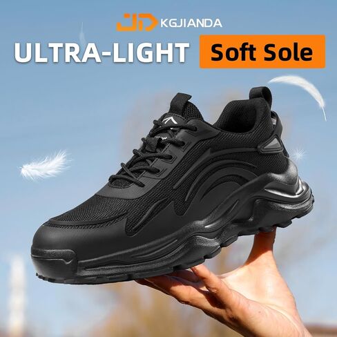 Steel Toe Tennis Shoes for Men Steel Toe Shoes for Men Women Lightweight Work Sneakers Comfortable Construction Safety Sneakers Indestructible Work Shoe Puncture Proof Tennis Shoe in Saudi Arabia