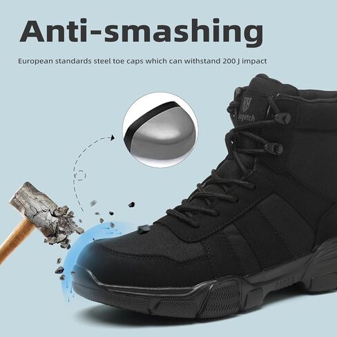 Work Boots Men Women Lightweight Comfortable Steel Toe Boots Non-Slip Safety Boots in Saudi Arabia