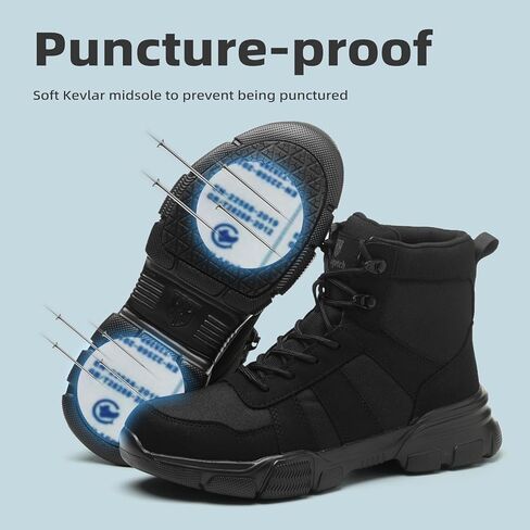 Work Boots Men Women Lightweight Comfortable Steel Toe Boots Non-Slip Safety Boots in Saudi Arabia