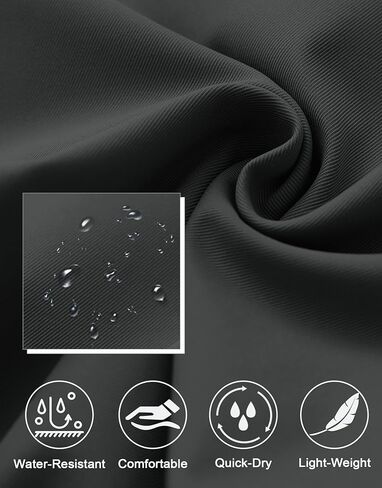 Rouen Golf Pants Men 8 Pockets Water Resistant Flat Front - 30"/32"/34" Chino Dress Pants Lightweight Stretch Casual Trousers in Kuwait