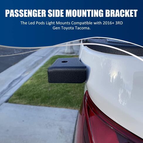 Tacoma Tailgate Pods Mount CB الهوائي LED LED Whip Light Mounting Bracket Mounting Mounder Abser in Kuwait