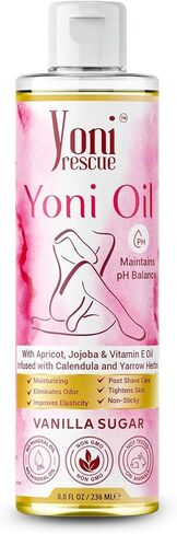 Daily Moisturizing All Natural Feminine care Yoni Oil for Women with Apricot, Jojoba, & Vitamin E | pH Balance | Eliminates Odor | Feminine intimate Hydration & Comfort | 8 oz | Vanilla Sugar Scented in Saudi Arabia