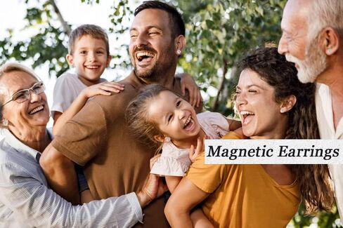 Spiritlele 12 أزواج صغيرة صغيرة مكعبات الزركونيا الأقراط المغناطيسية مقطع على أقراط غير ثقب مجموعة للجنسين 4MM-7MM in Kuwait