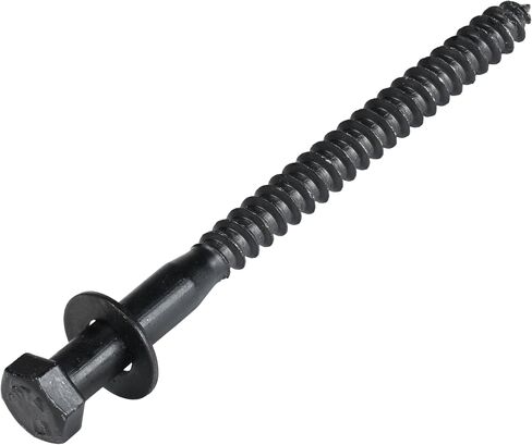 3/8 x 3 (50 Pack) Lag Screw Kit, 50 Screws and 50 washers, Ceramic Black Ruspert Coating for Exterior Use by Makers Bolt in Saudi Arabia