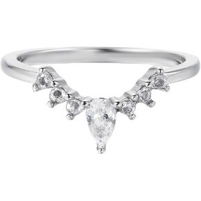 Jude Jude Judleers Stainless Steel Curved Curved Enhancer اقتراح مشاركة الزفاف الذكرى السنوية