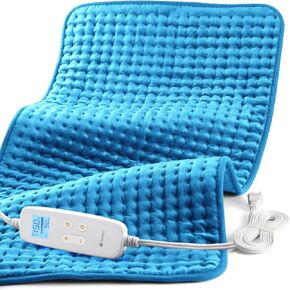 Pink Heating Pad for Period Cramps, CooCoCo FSA Wearables Large Heated Pad, Gifts for Mom Wife Teens Her, FSA HSA Eligible Menstrual Heat Pad, Cute Hot Pad for Back Pain Relief, Must Haves for Women