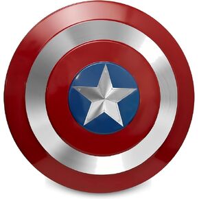 Captain Round America Shield - Vintage Replica Mild Steel Medieval Shield - Falcon and The Winter Soldier Halloween Shield