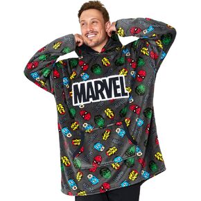 Hoodie بطانية Marvel ، هوديي ناعم ومريح كبير الحجم للرجال والنساء ، يمكن للبالغين والمراهقين البطانية العصرية ارتداء