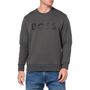 BOSS Men's Shade Embossed Logo Crew Neck Sweatshirt