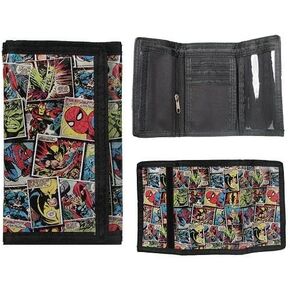BB تصاميم Marvel Mania Hania Velcro Wallet