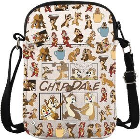 Cartoon Merchandise Crossbody Bag Chip Fans Dale Lover Carry On Bag WDW Squirrel Gift Kingdom Gift Family Vacation Gift