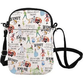 Peter Inspire Crossbody Ba Fairytale Fans Gift Pan Character Messenger Bag Fairy Pixie Cartoon Movie Merch