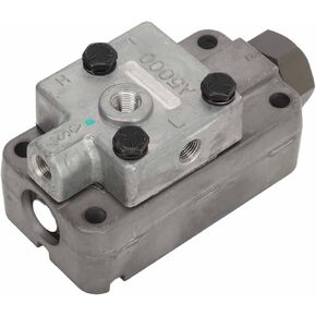 Slave Valve, Aluminum alloy A5000 Heat Resistant Rugged Reliable High Hardness Transmission Slave Valve 4 x 1/4in-20X1-3/4in Mounting Universal for Truck