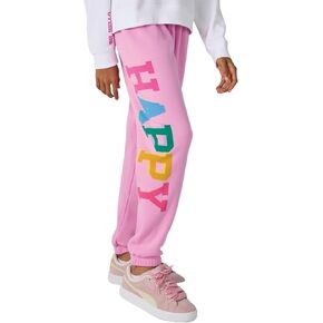 iscream Big Girls Softest Puff Fleece Fun Leg Print Sweatpant Collection