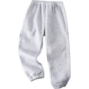 SOLY HUX Girl's Elastic Waist Sweatpants Outdoor Athletic Pants Casual Fall Joggers with Pocket