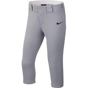 Nike Girls Big Kids Vapor Select Softball Pants Gray | Black SM