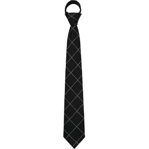 Boys Tie Pre-tied Striped School Ties for Boys/Kids, Adjustable Plaid Zipper Kids Tie for Party Graduation Casual