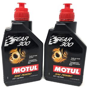 Motul Gear 300 LS 75W90-100% Synthetic Ester (Pack of 2)