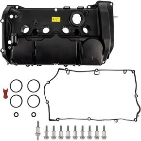 PHILTOP Engine Valve Cover Compatible with 2011-2016 Mini Cooper Countryman, 2011-2015 Mini Cooper 1.6L, 2013-2016 Cooper Paceman, Valve Cover Kits Replace# 11127646552, 11127603390