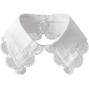 elegtiskas detachable dickey faux faux falselar walr legh white for women girls