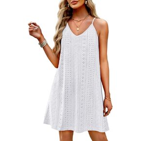 Wiholl Swimsuit Cover for Women Crochet Hollow Out Summer V Dritic Dresses 2025