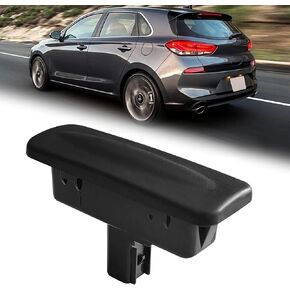 متوافق مع زر إطلاق مقبض الباب الخلفي الجذع للفترة 2013-2017 Hyunda1 Elantra GT & K1A CEED 2013-2018 ، يحل محل 81260-A5000 ، مفتاح Latch Latch الأسود الأسود
