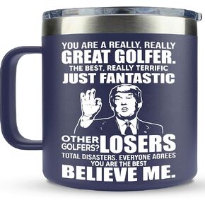 هدايا الجولف للرجال لاعبي الغولف - هدايا عيد الميلاد للجولف - هدايا باردة لاعبي الغولف ، وهدايا الجولف المضحكة لأبي ليوم الآباء ، عيد ميلاد - إكسسوارات الجولف للرجال ، أبي ، العم - ​​كأس الجولف 14 أوقية in Kuwait