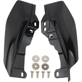 Mid Frame Air Deflectors,Motorcycle Heat Shield Mid-Frame Air Deflector Trim for Harley Davidson Touring Electra Street Glide FLHR FLTRX 2017-2019(Electroplate)