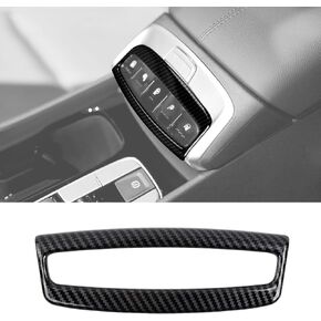 for Hyundai Santa Cruz 2022+ Console Armrest Button Switch Cover Trim Interior Accessories ABS Carbon Fiber