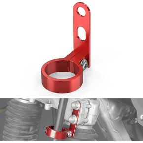 Black Front Brake Cable Guide Hose Clamp Line Guide Holder Compatible with Honda XR650L 1993 1994 1995 1996 1997 1998 1999 2000 2001 2002-2024,Aluminum CNC-machined