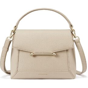 BOSTANTEN Small Crossbody Bags for Women Trendy Top Handle Shoulder Purse Vegan Leather Handbags with Flap