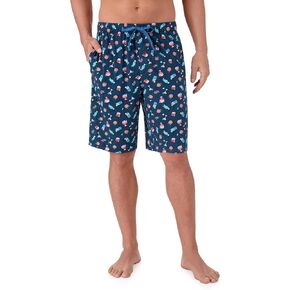 Tommy Bahama - صالة الرجال المطبوعة الأساسية قصيرة ، شورت Pajama القميص الممتد للنوم أو الصالة