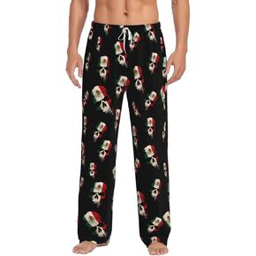 Mens Pajama Pants Comfort Lounge Pants Sleep Pajama Bottoms with Pockets