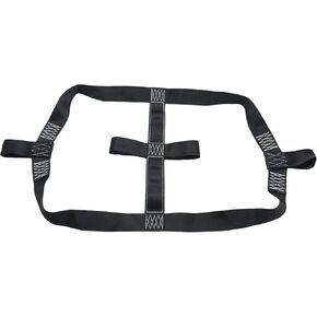 Motorcycle Rear Wheel Tie Down Strap Motorcycle Transport Belt Wear Resistance in Black