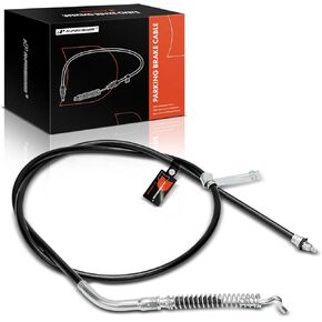 A-Premium Rear Passenger Side Parking Brake Cable Assembly Compatible with Ford Models: F-350 Super Duty 1999-2004, F-450 Super Duty 2000-2004, F-550 Super Duty 2001-2004 - Replace# YC3Z2A635CA