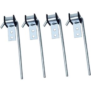Heavy Duty Exhaust Hanger Rod -3/8" Rod 10" Long Muffler Hanger Exhaust Hanger - Bolt On/Weld On for Automotive(4 Pack)