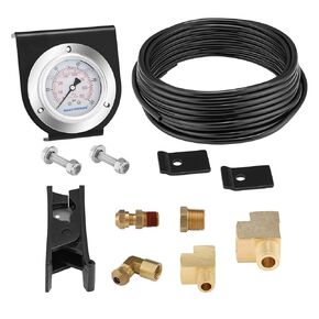 MEASUREMAN Air Pressure Gauge Kit for Semi Truck Trailer Suspension, Onboard Load Scales