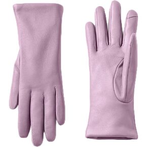 Lands' End Women's EZ Touch Screen Cashmere Lined Leather Gloves