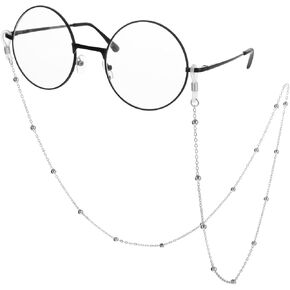Eyeglass Chains for Women, Cute Beaded Eye Glasses Strap Holders Sunglasses Reading Eyewear Retainer