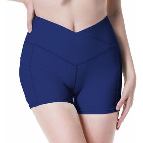 Womens 3/5" Swim Shorts High Waisted Board Shorts Bathing Suit Bottoms in Kuwait